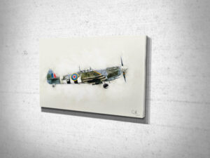 Spitfire Mk IX MK356 Digital Art Canvas Print Spitfire Mk IX MK356 Digital Art Canvas Print