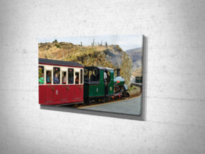 Steam Loco Blanche on the FFestiniog Railway Canvas Print Steam Loco Blanche on the FFestiniog Railway Canvas Print