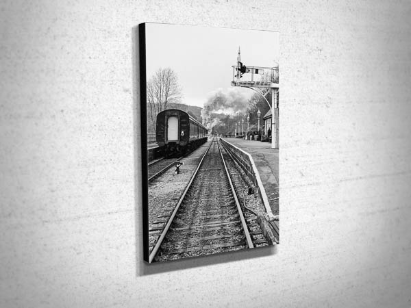 Steam train leaving Darley Dale Canvas Print Steam train leaving Darley Dale Canvas Print