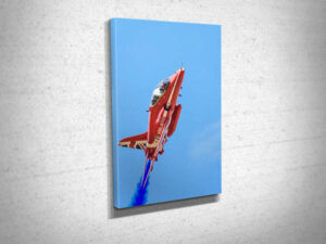 Up Close to A Red Arrow Canvas Print Up Close to A Red Arrow Canvas Print
