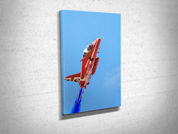 Up Close to A Red Arrow Canvas Print Up Close to A Red Arrow Canvas Print