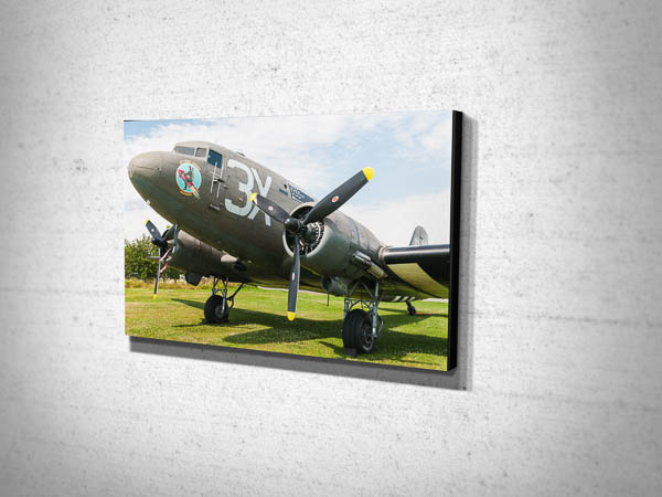 USAAF C47 Skytrain Drag em Oot Canvas Print USAAF C47 Skytrain Drag em Oot Canvas Print