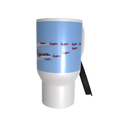 Vulcan and Red Arrows Travel Mug