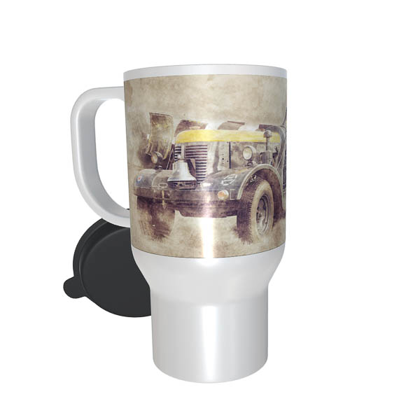 WW2 Aircrew Emergency Digital Art Travel Mug WW2 Aircrew Emergency Digital Art Travel Mug