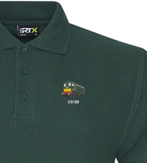 D8188 Bottle Green polo Class 20 Lion and Wheel Beanie Hat