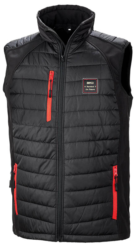 80150 Black Red Body Warmer 80150 Black Red Body Warmer