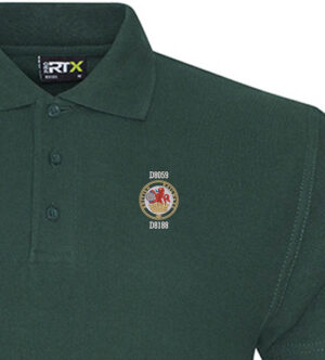 Class 20 Lion and Wheel Bottle Green polo Class 20 Lion and Wheel Bottle Green polo