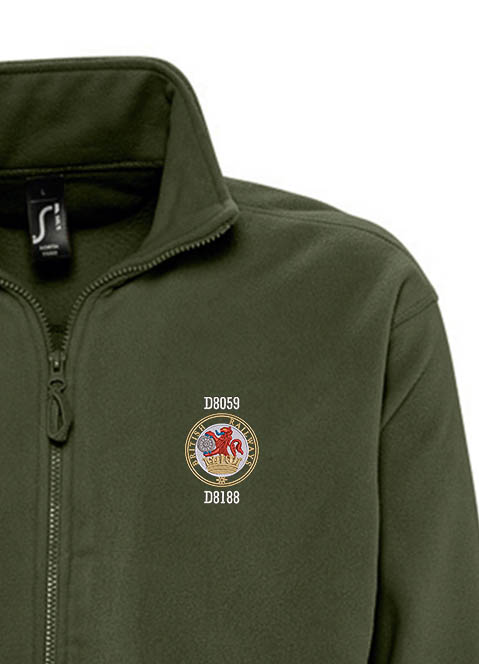 Class 20 Lion and Wheel mil green Fleece Class 20 Lion and Wheel mil green Fleece