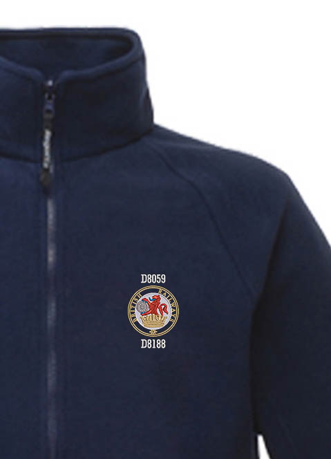 Class 20 Lion and Wheel navy blue Fleece Class 20 Lion and Wheel navy blue Fleece