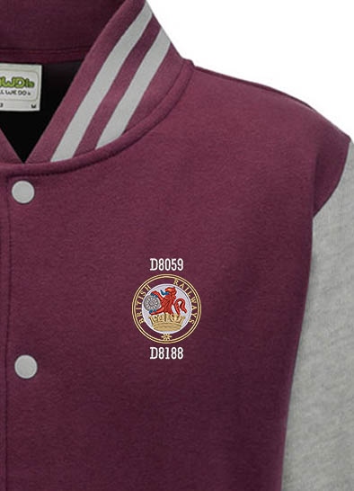 Class 20 Lion and Wheel purple heather Varsity Jacket Class 20 Lion and Wheel purple heather Varsity Jacket