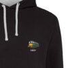 D8059 Black heather Hoodie D8059 Black heather Hoodie