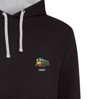 D8059 Black heather Hoodie D8059 Black heather Hoodie