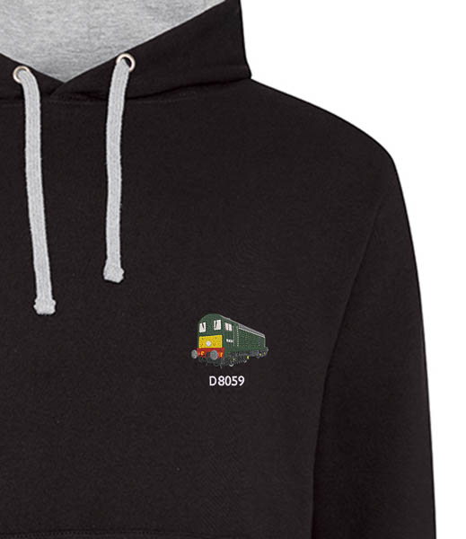 D8059 Black heather Hoodie D8059 Black heather Hoodie
