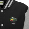 D8059 black heather Varsity Jacket D8059 black heather Varsity Jacket
