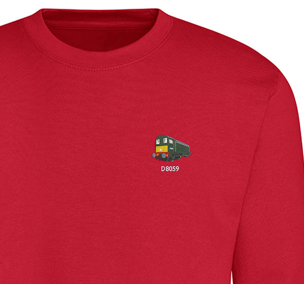 D8059 Red Sweatshirt D8059 Red Sweatshirt