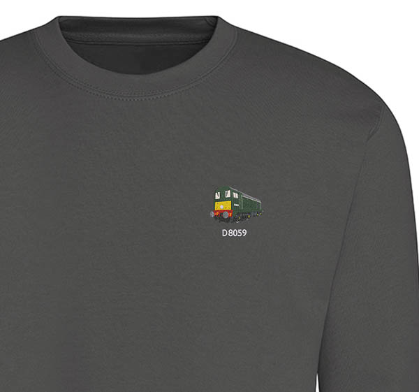 D8059 Steel Grey Sweatshirt D8059 Steel Grey Sweatshirt