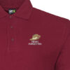 XIVth Army Never Forgotten Burgundy Polo Snippet XIVth Army Never Forgotten Burgundy Polo Snippet