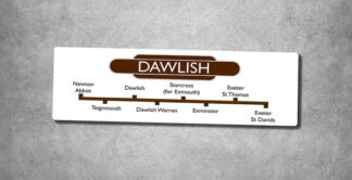 Dawlish Totem and Line Sign
