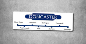 Doncaster Totem and Line Sign