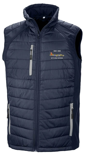 B17 Navy and Grey Body Warmer
