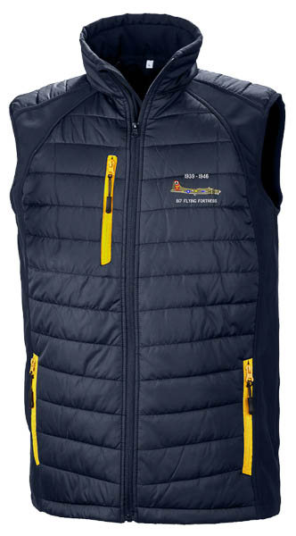 B17 Navy and Yellow Body Warmer