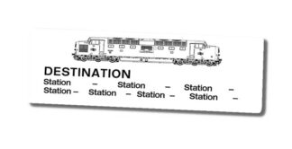 Custom Destination Window Label with loco
