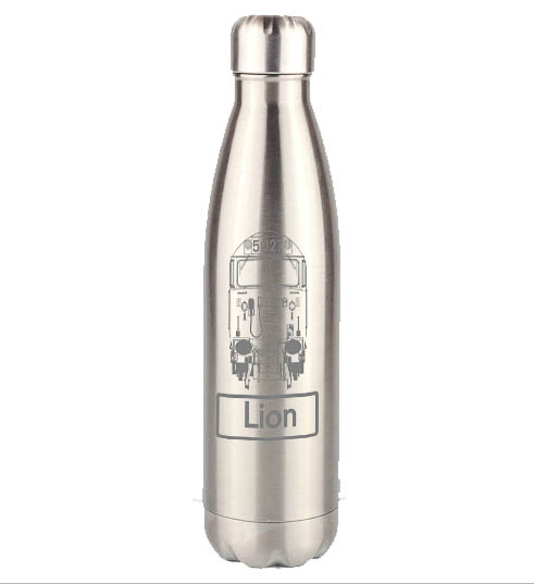 50027 Silver Bowling Pin Water Bottle