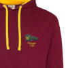 Burgundy and Gold 1125 hoodie Burgundy and Gold 1125 hoodie