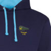 Navy and Hawaaiian Blue 1125 hoodie Navy and Hawaaiian Blue 1125 hoodie