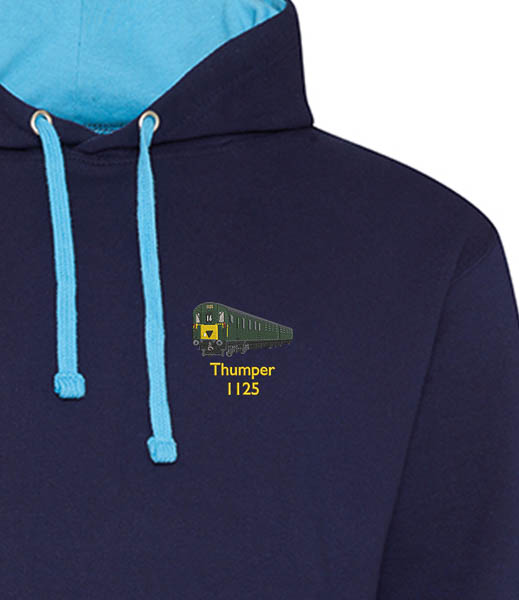 Navy and Hawaaiian Blue 1125 hoodie Navy and Hawaaiian Blue 1125 hoodie