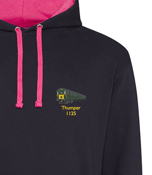 Navy and Pink 1125 hoodie Navy and Pink 1125 hoodie