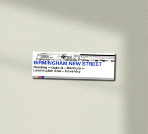 Paddington - BNS Window Label with Class 50 Paddington - BNS Window Label with Class 50