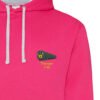 Pink and Heather Grey 1125 hoodie Pink and Heather Grey 1125 hoodie