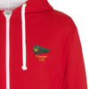 Red and White 1125 zipped hoodie Red and White 1125 zipped hoodie