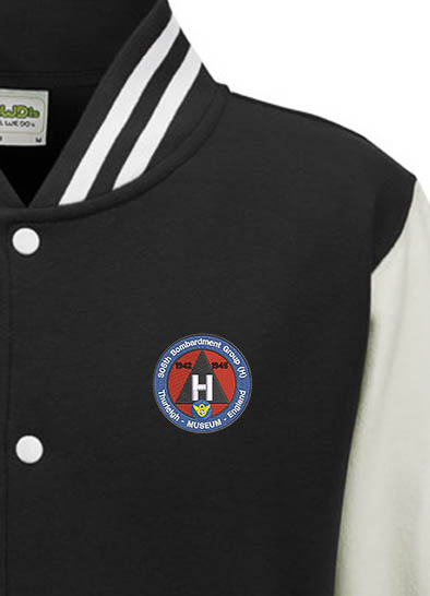 306 BG Museum Black and White Varsity Jacket 306 BG Museum Black and White Varsity Jacket