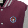 306 BG Museum Burgundy and Heather Grey Varsity Jacket 306 BG Museum Burgundy and Heather Grey Varsity Jacket