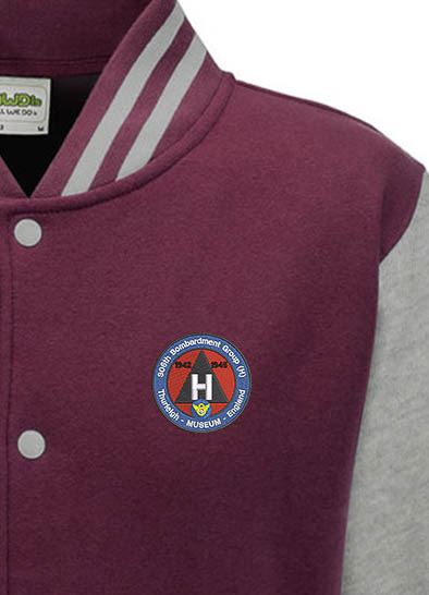 306 BG Museum Burgundy and Heather Grey Varsity Jacket 306 BG Museum Burgundy and Heather Grey Varsity Jacket