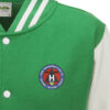 306 BG Museum Kelly Green and White Varsity Jacket 306 BG Museum Kelly Green and White Varsity Jacket