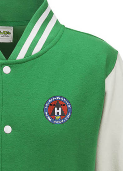 306 BG Museum Kelly Green and White Varsity Jacket 306 BG Museum Kelly Green and White Varsity Jacket