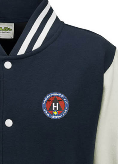 306 BG Museum Navy and White Varsity Jacket 306 BG Museum Navy and White Varsity Jacket
