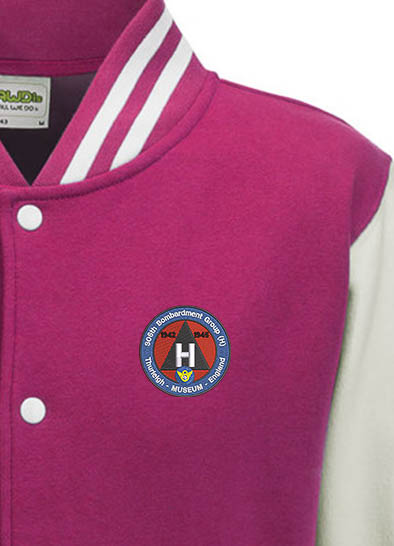 306 BG Museum Pink and White Varsity Jacket 306 BG Museum Pink and White Varsity Jacket