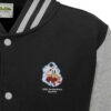 368 BS Black and Heather Grey Varsity Jacket 368 BS Black and Heather Grey Varsity Jacket