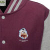 368 BS Burgundy and Heather Grey Varsity Jacket 368 BS Burgundy and Heather Grey Varsity Jacket