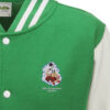 368 BS Kelly Green and White Varsity Jacket 368 BS Kelly Green and White Varsity Jacket