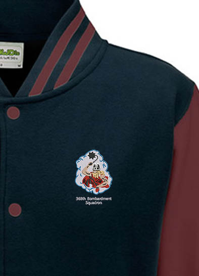 368 BS Navy and Burgundy Varsity Jacket 368 BS Navy and Burgundy Varsity Jacket
