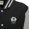 369 BS Black and Heather Grey Varsity Jacket 369 BS Black and Heather Grey Varsity Jacket