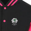 369 BS Black and Pink Varsity Jacket 369 BS Black and Pink Varsity Jacket