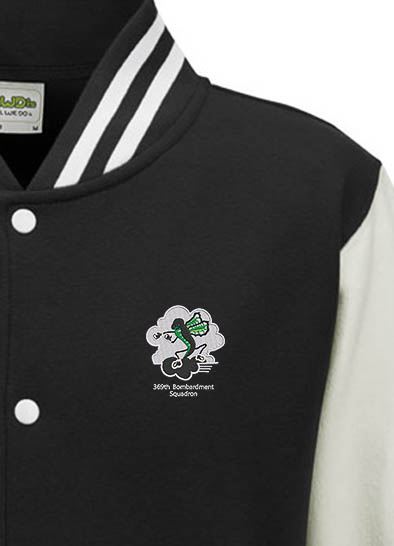 369 BS Black and White Varsity Jacket 369 BS Black and White Varsity Jacket