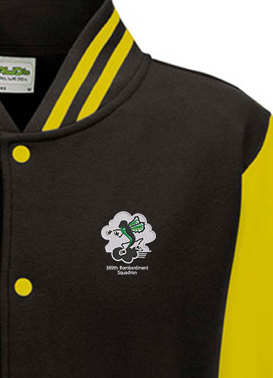 369 BS Black and Yellow Varsity Jacket 369 BS Black and Yellow Varsity Jacket