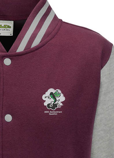 369 BS Burgundy and Heather Grey Varsity Jacket 369 BS Burgundy and Heather Grey Varsity Jacket